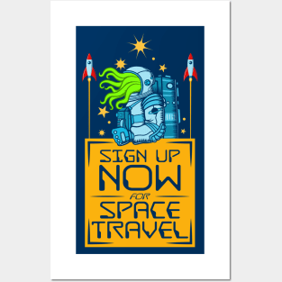 Space Travel Posters and Art